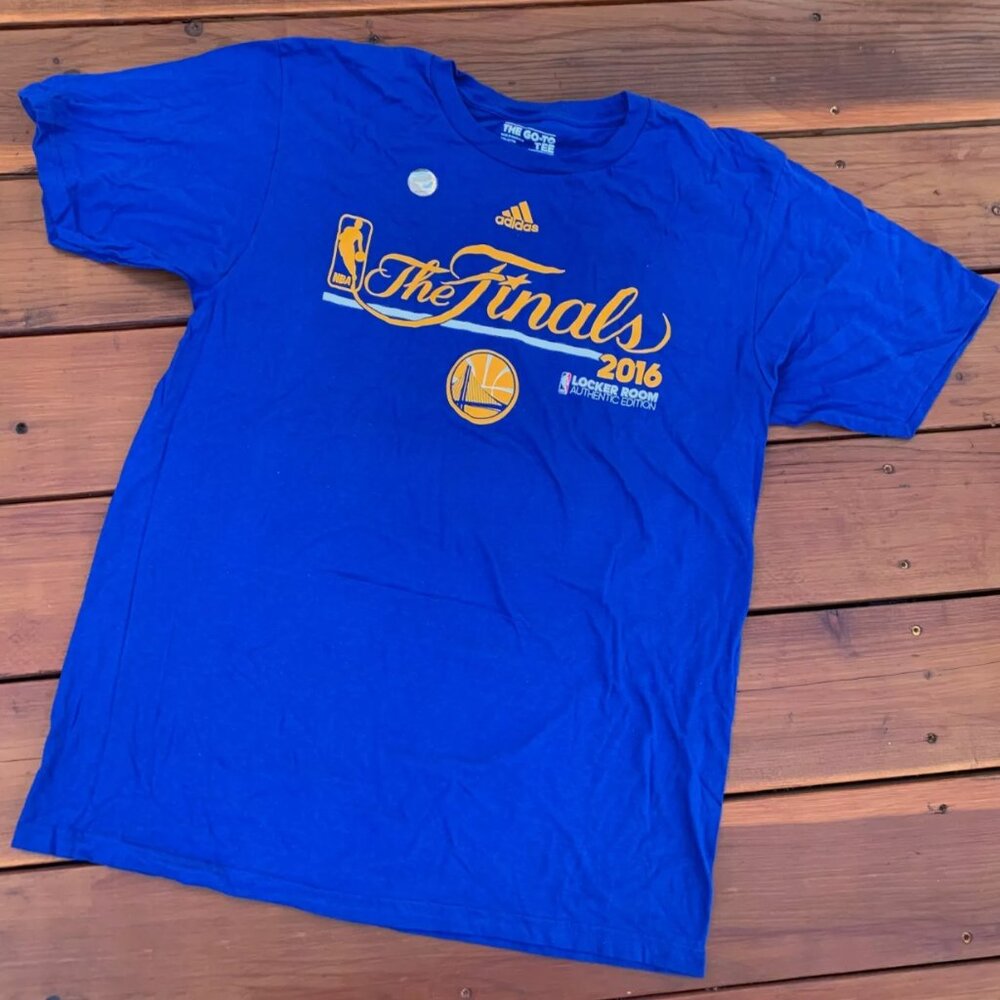 NWT Adidas Golden State Warriors The Finals 2016 Locker Room Edition T-Shirt